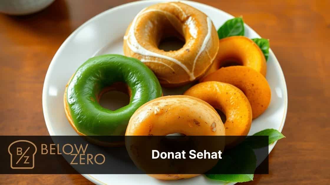 Donat Sehat - Donat Labu - bayam - rumput laut