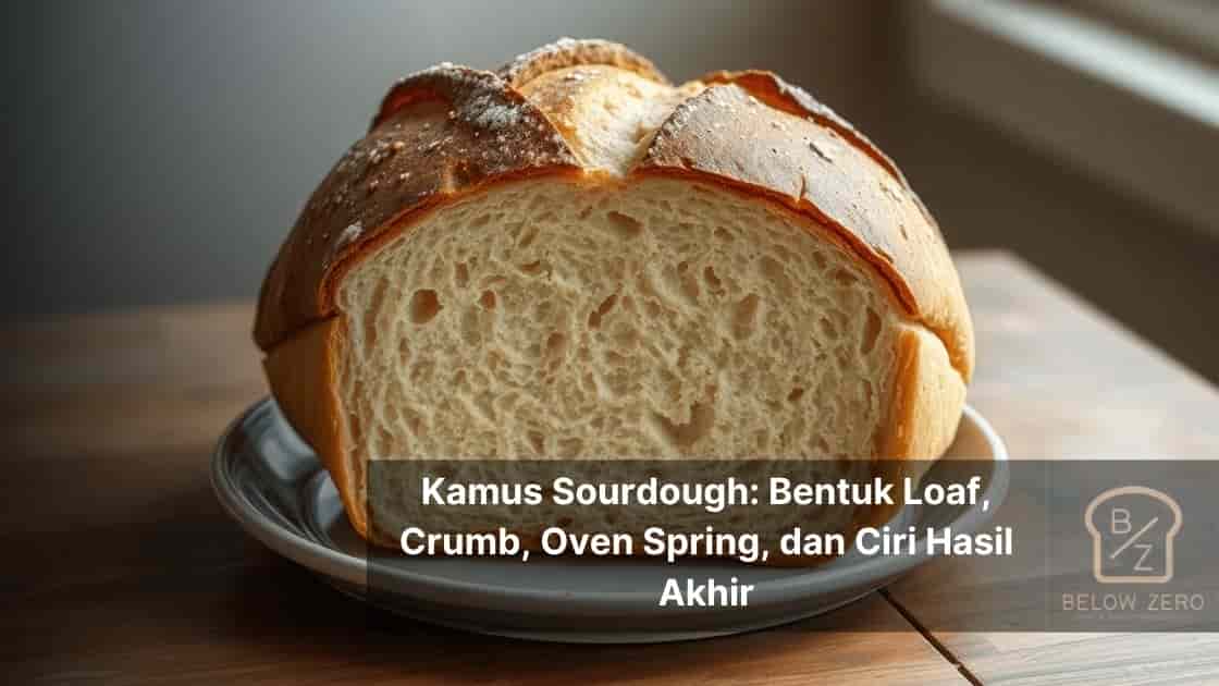 Kamus Sourdough Bentuk Loaf, Crumb, Oven Spring, dan Ciri Hasil Akhir (1)