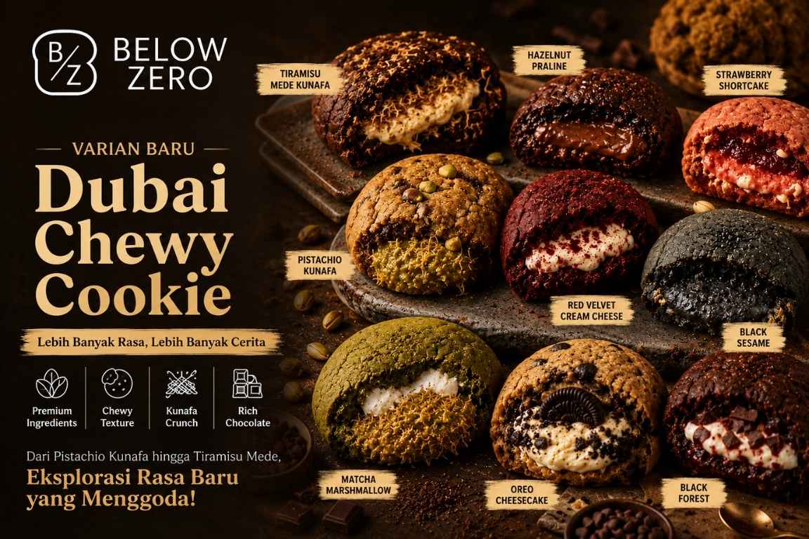 Varian Rasa Baru Dubai Chewy Cookie
