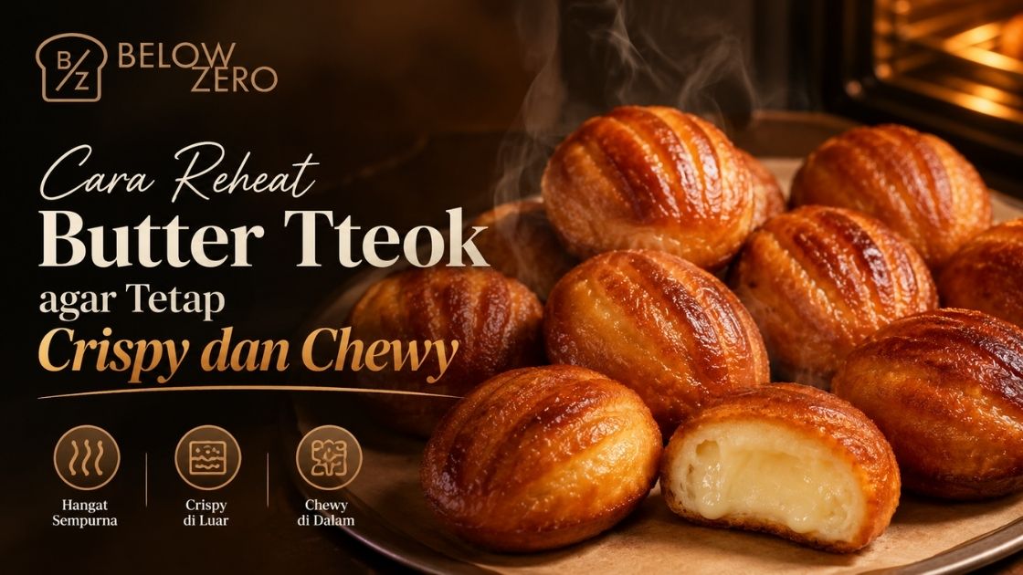Cara Memanaskan atau Reheat Butter Tteok supaya Crispy dan Chewy
