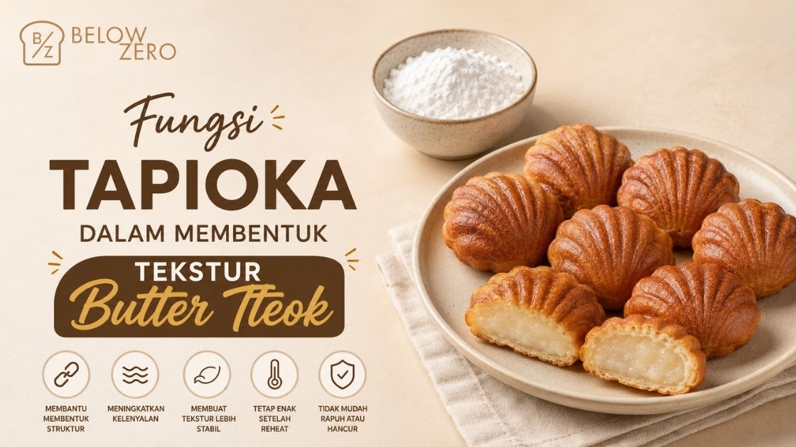 Fungsi Tapioka dalam Membentuk Tekstur Butter Tteok