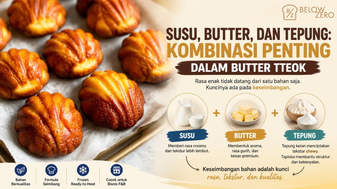 Susu Butter Tepung - Kombinasi Penting Butter Tteok